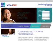 Tablet Screenshot of ipsos-myanmar.com